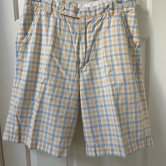 Hollister Sportingwear Cotton Plaid Men's Shorts - Picture 2 of 8